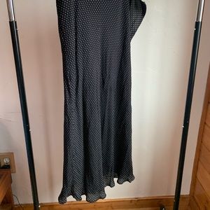 Polka-Dot Midi Skirt